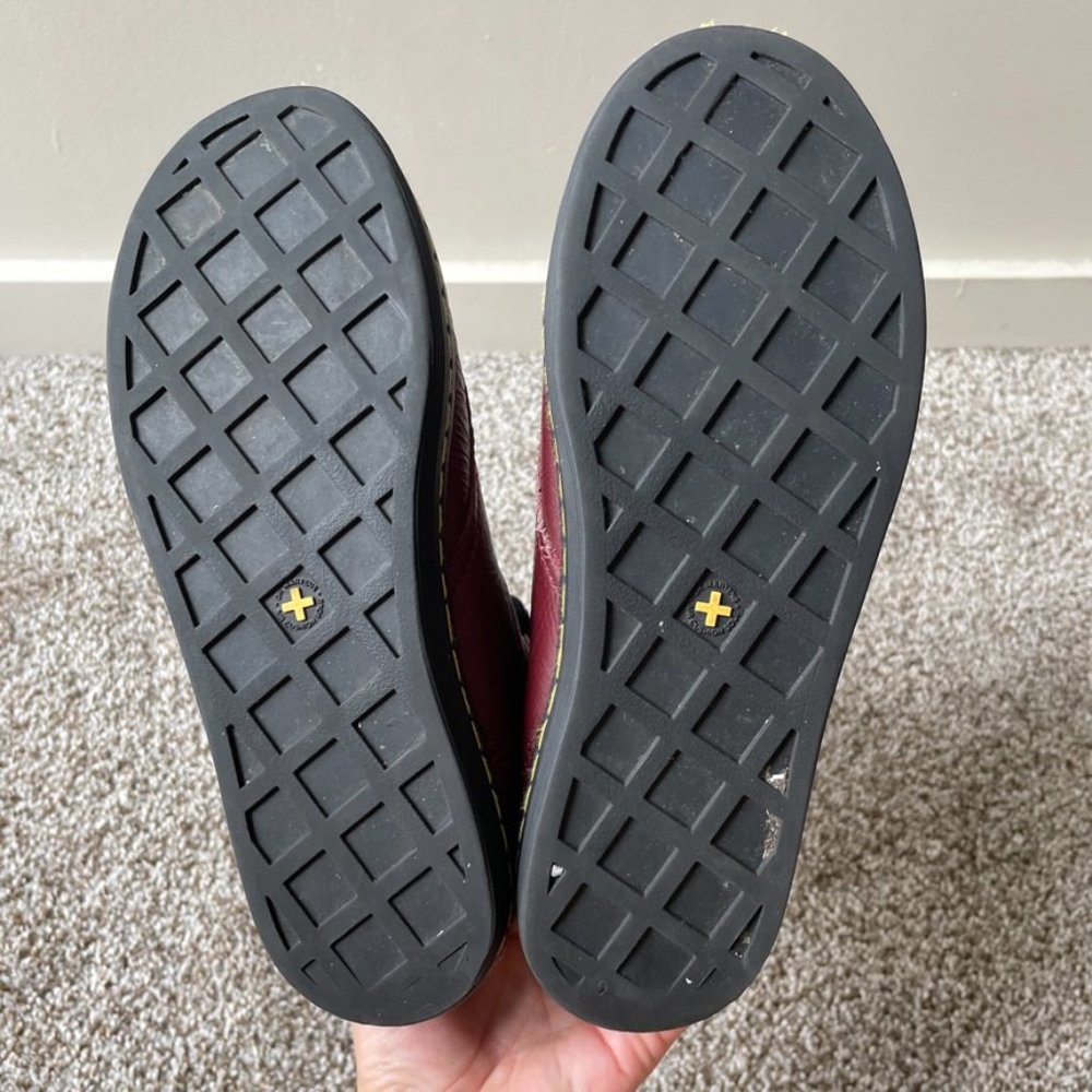 Dr Martens | Stratford Lace Up Boots in Oxblood - Picture 11 of 16